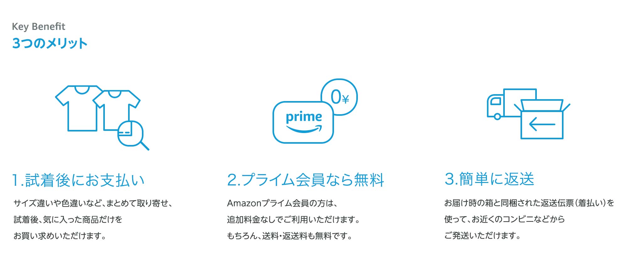 Amazonプライムワードローブ
