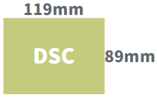 DSC版のサイズ